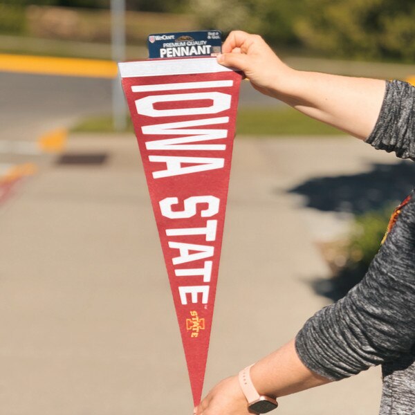 Wincraft Iowa State Cardinal Pennant 9-inch X 24-inch